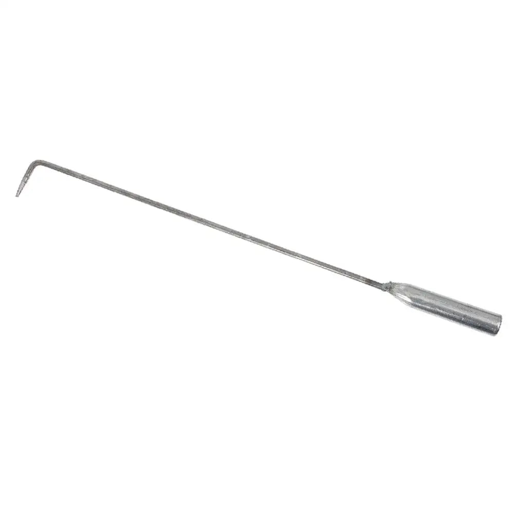 Beach Camp BBQ Hook Fire Pit Poker Steel Fireplace Tool Camping Accessories Durable Lightweight Portable Design Suitable for Gatherings
