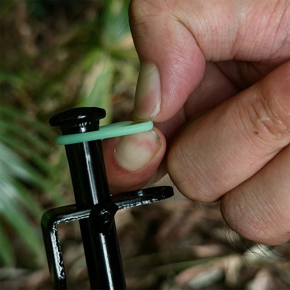 4/8Pcs Tent Pegs Forged Steel Tent Pegs Heavy Duty Unbreakable Tent Pegs with Storage Bag & Hammer for Camping Picnic