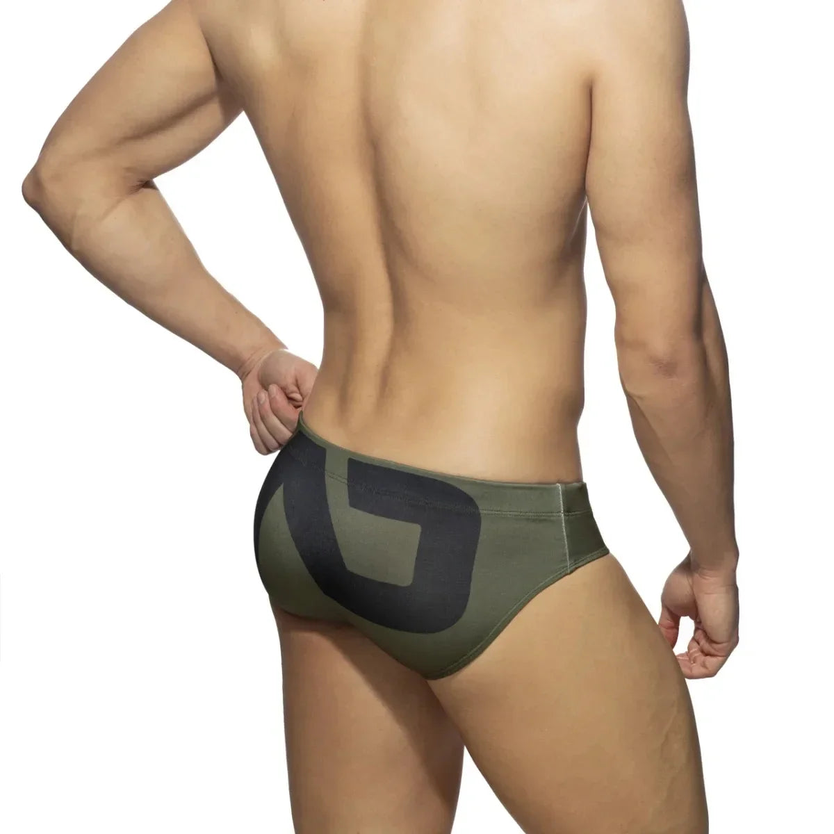 Men's Swimsuit Bikini Briefs Sexy Letter Print Swimwear Beach Shorts Boxer Swim Trunks Pants Quick Dry Bathing Suit Beachwear