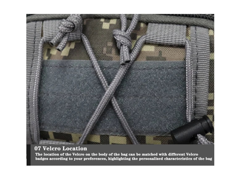 Men's outdoor crossbody bag, hiking camping equipment, hiking sports travel backpack, shoulder bag