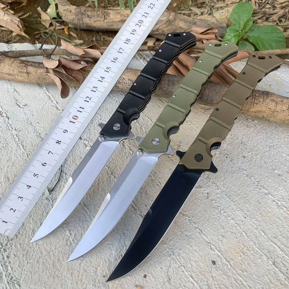 Beach Camp Folding Hunting Knife Self Defense Survival Tactical Knives Swiss Pocket Knife for Men Hand Tools