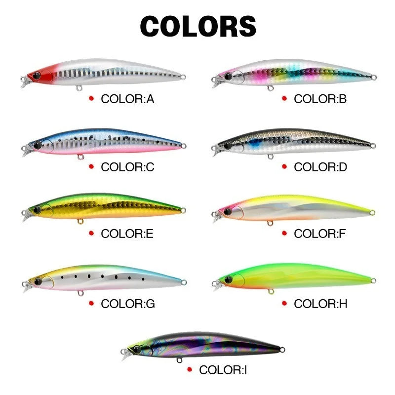 Minnow Fishing Lure Floating Artificial Lures Minnow Profession Hard Bait Saltwater Pesca Fishing Tackle