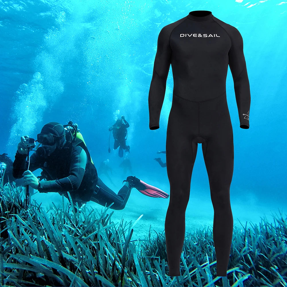 Beach Camp Wetsuit for Men Diving Clothes Sunscreen Snorkeling Surfing Swimsuit Warm Wetsuits Swimming Swimwear Full Suit