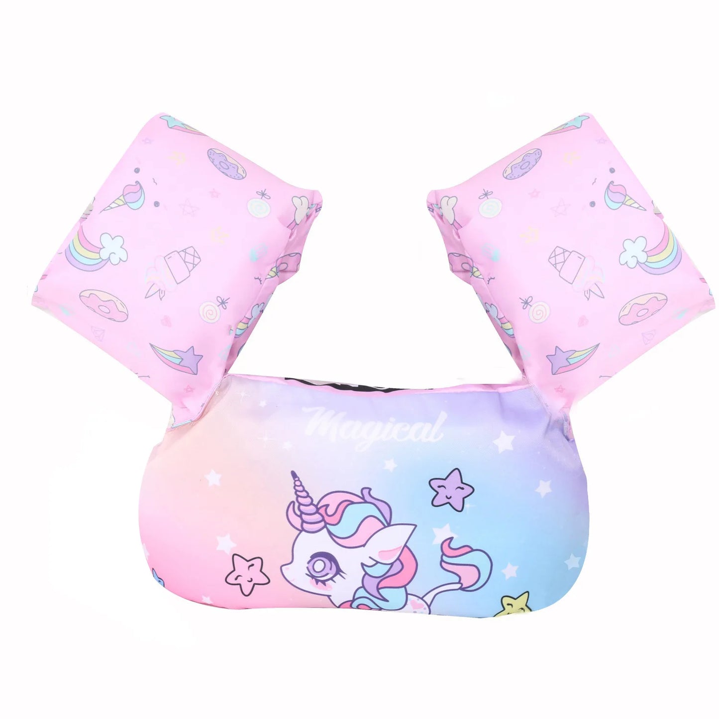 Beach Camp Kids Swimming Floats Ring Cartoon Swim Floating Armbands Buoy Cute Pool Float Rings for Kids Children for Baby Toddler Arm Float