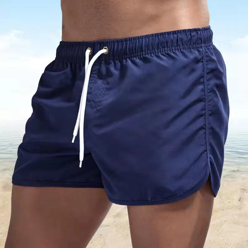Beach Camp Men's Swim Shorts Swim Trunks Quick Dry Board Shorts Bathing Suit Breathable Drawstring With Pockets for Surfing Beach Summer