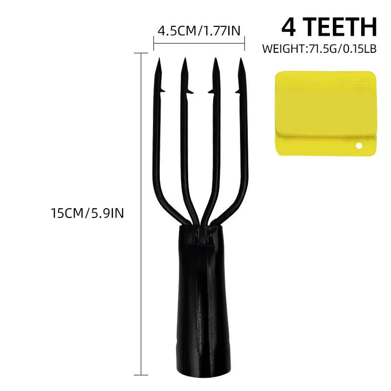 Fish Frog Spear Gig 3 4 5 Prong Frog Spear Fishing Fork Harpoon Tip Barbed Fishing Spear Gaff Fork Hook Fishing Equipment