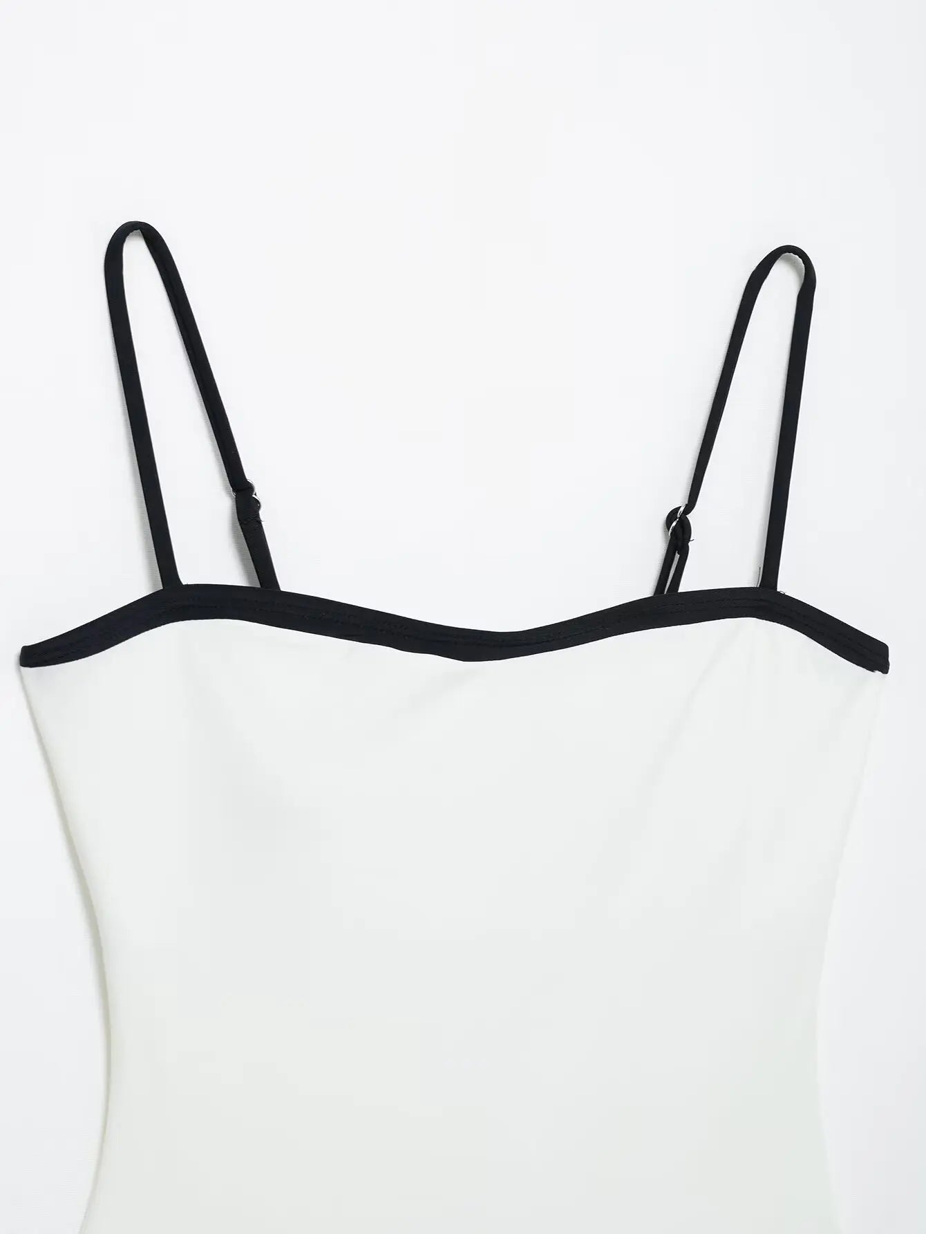 Beach Camp Swimsuit Jumpsuit Woman New Two-Tone Camisole Sleeveless for Women Casual Slim Fit Contrasting Women's Playsuit Tops