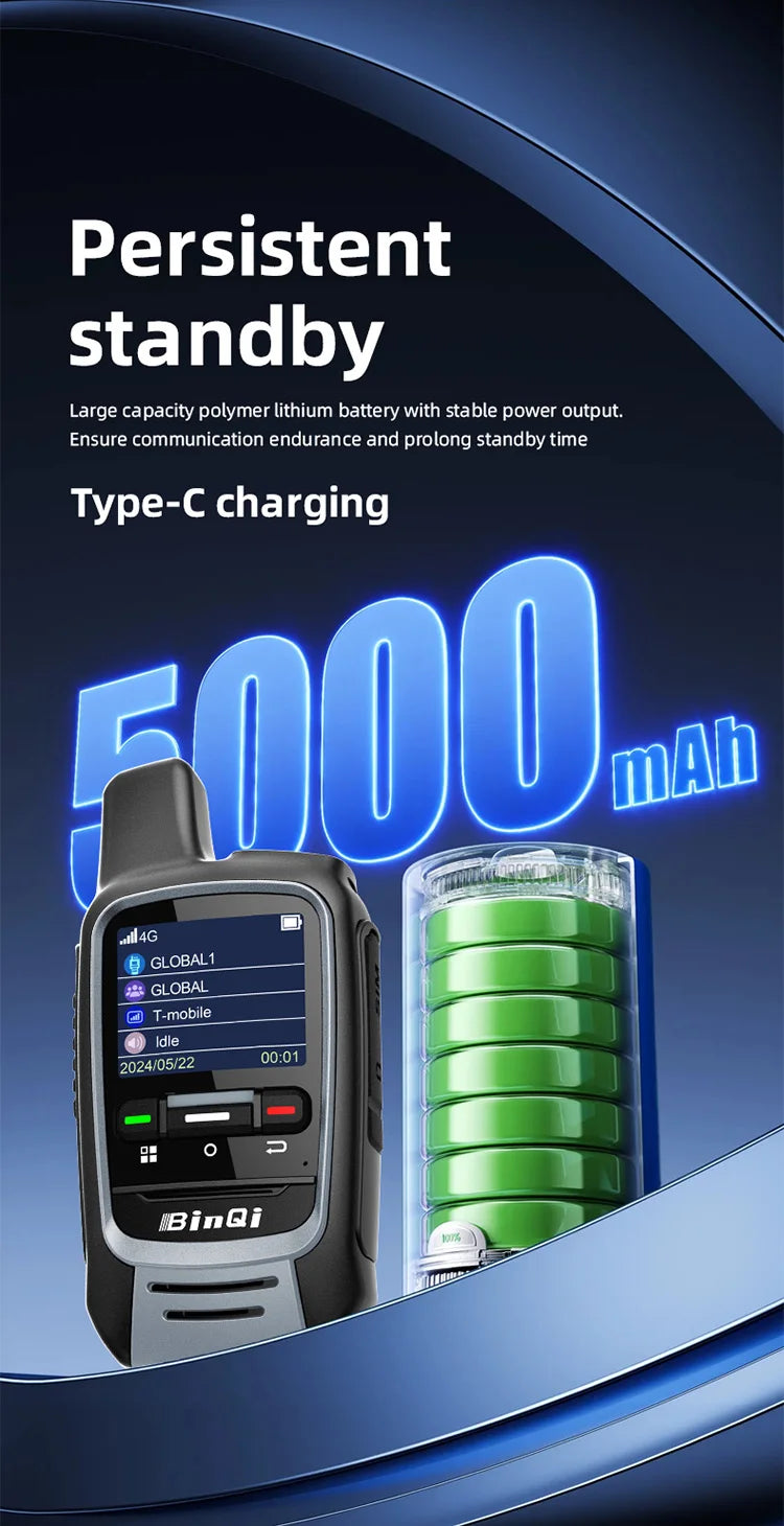 Beach Camp Mini walkie talkie is compact, convenient, long-distance, global conversation, and ultra long standby