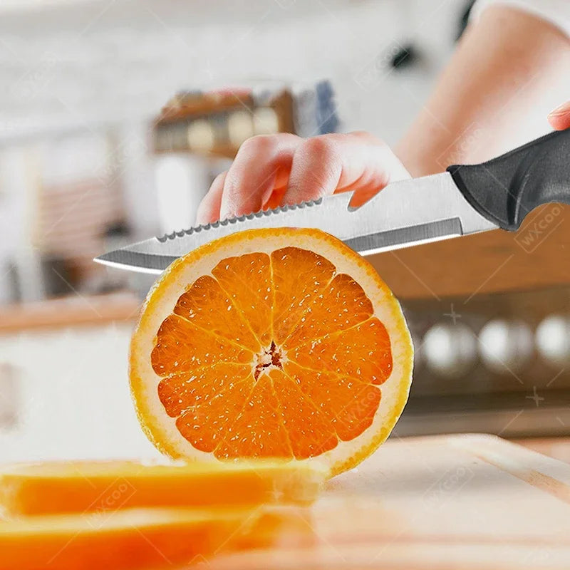Beach Camp Fish Filleting Knife Ultra-sharp Boning Knife Stainless Steel Multi-purpose Meat Cleaver Fish Sushi Slicer Fruit Peeler