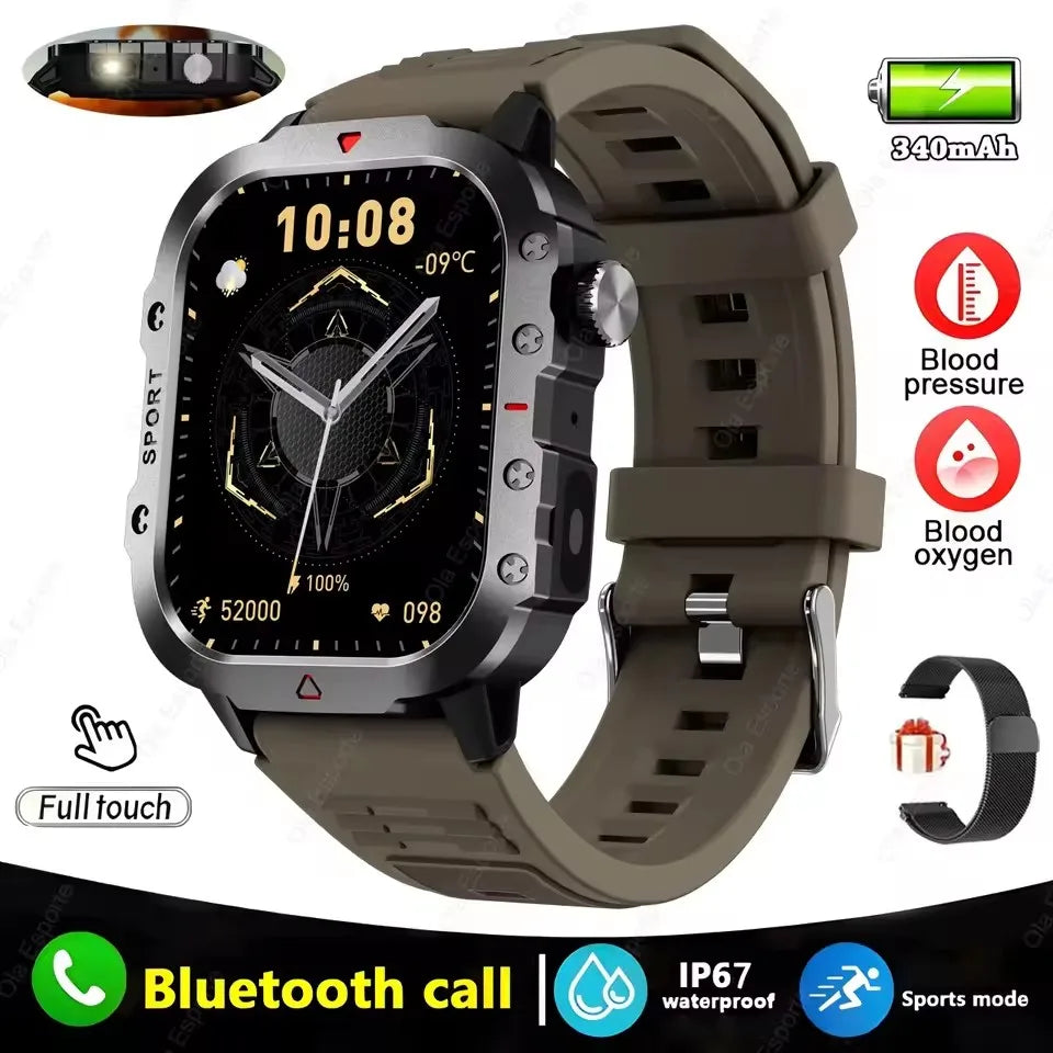 Beach Camp 2025 Smartwatch For New GPS Smart Watch Men 1.71 Inch HD Display GPS & Make/Receive Phone Calls 400mAh Battery Braceletes