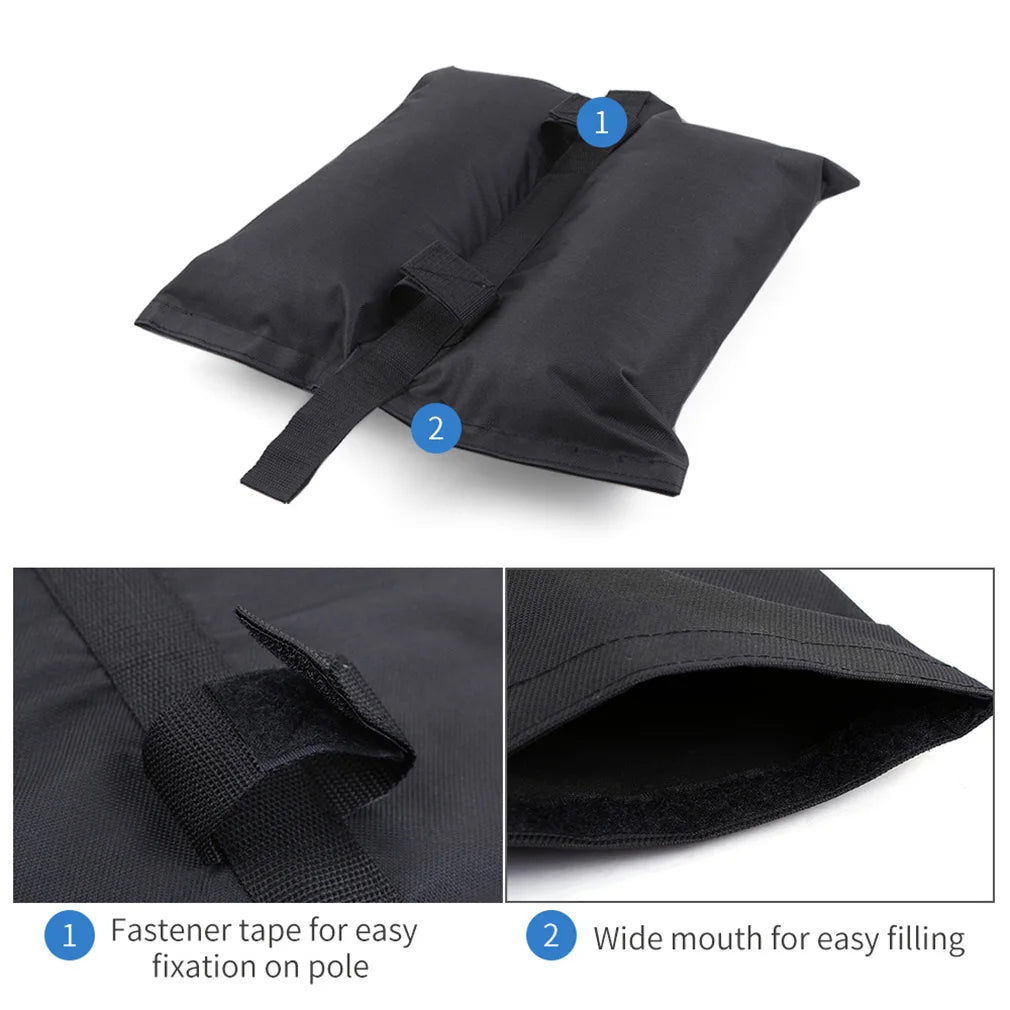 Outdoor Oxford Fixed Sandbags Tent Stand Sand Bag Sun Shelter Umbrella Holder Instant Feet Weighted Fixing Bag For Camping Tent