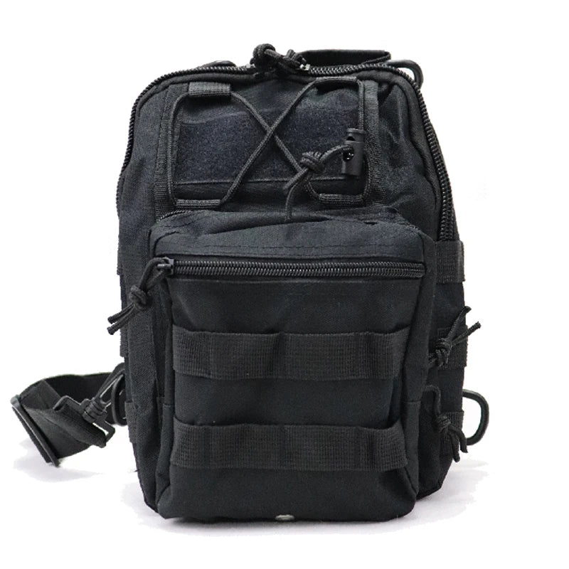 Men's outdoor crossbody bag, hiking camping equipment, hiking sports travel backpack, shoulder bag