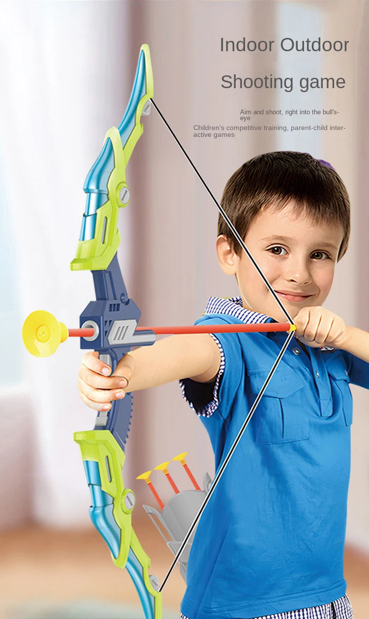 Bow and Arrows for Children Kids Archery Bow Practice Recurve Bow Outdoor Sports Game Hunting Shooting Toy Boys Gift Bow Kit Set