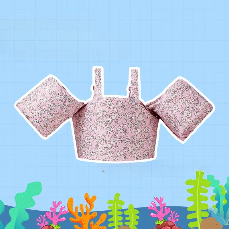 Baby Swimwear Swimming Float Safety Swimming Training Floating Pool Arm Floats No Inflatable Baby Swimsuit Buoyancy Vest