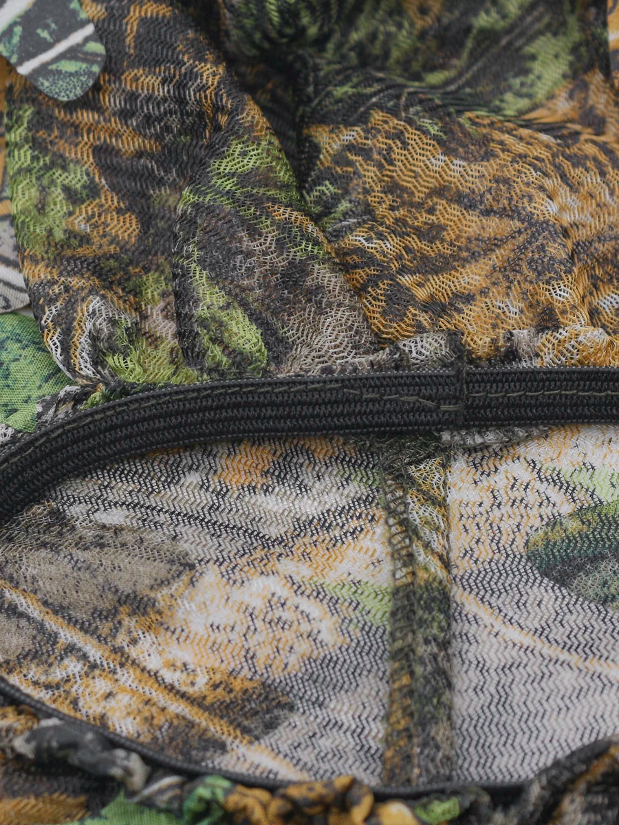 Beach Camp Outdoor Hunting Cap Cycling Fishing Bionic Camouflage Hunting Mask Outdoor Hunting Fishing Headgear Camou Hat