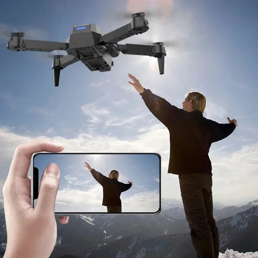 Beach Professional 4K Wide Angle Drone E88 with HD Camera Wi-Fi FPV Height Hold Foldable RC Quadrotor for Kids Toys