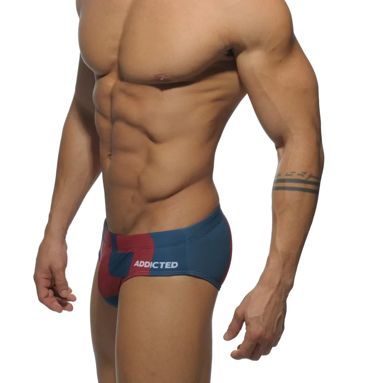 Men's Swimsuit Bikini Briefs Sexy Letter Print Swimwear Beach Shorts Boxer Swim Trunks Pants Quick Dry Bathing Suit Beachwear