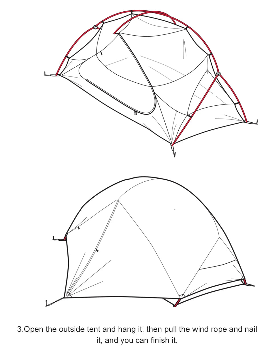 Beach Camp Ultralight 20D Nylon Camping Tent Portable Backpacking Cycling Tent Waterproof Outdoor Hiking Travel Tent Beach Tent New
