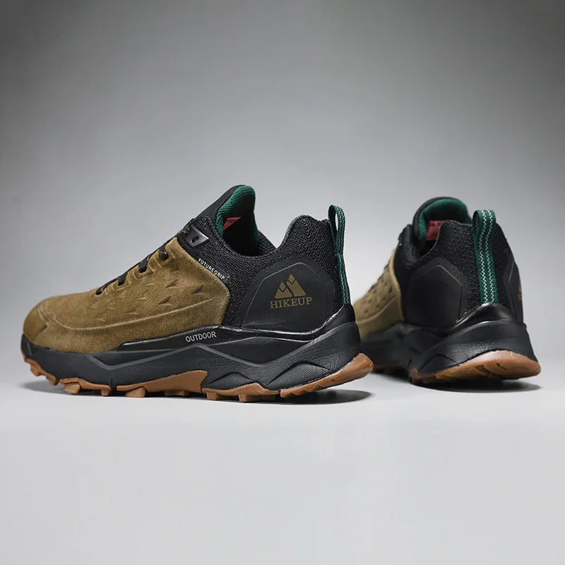 Men's Hiking Shoes Wear-resistant Non-slip Outdoor Sneaker Rock Climbing Trekking Hunting Men Sports Suede Leather