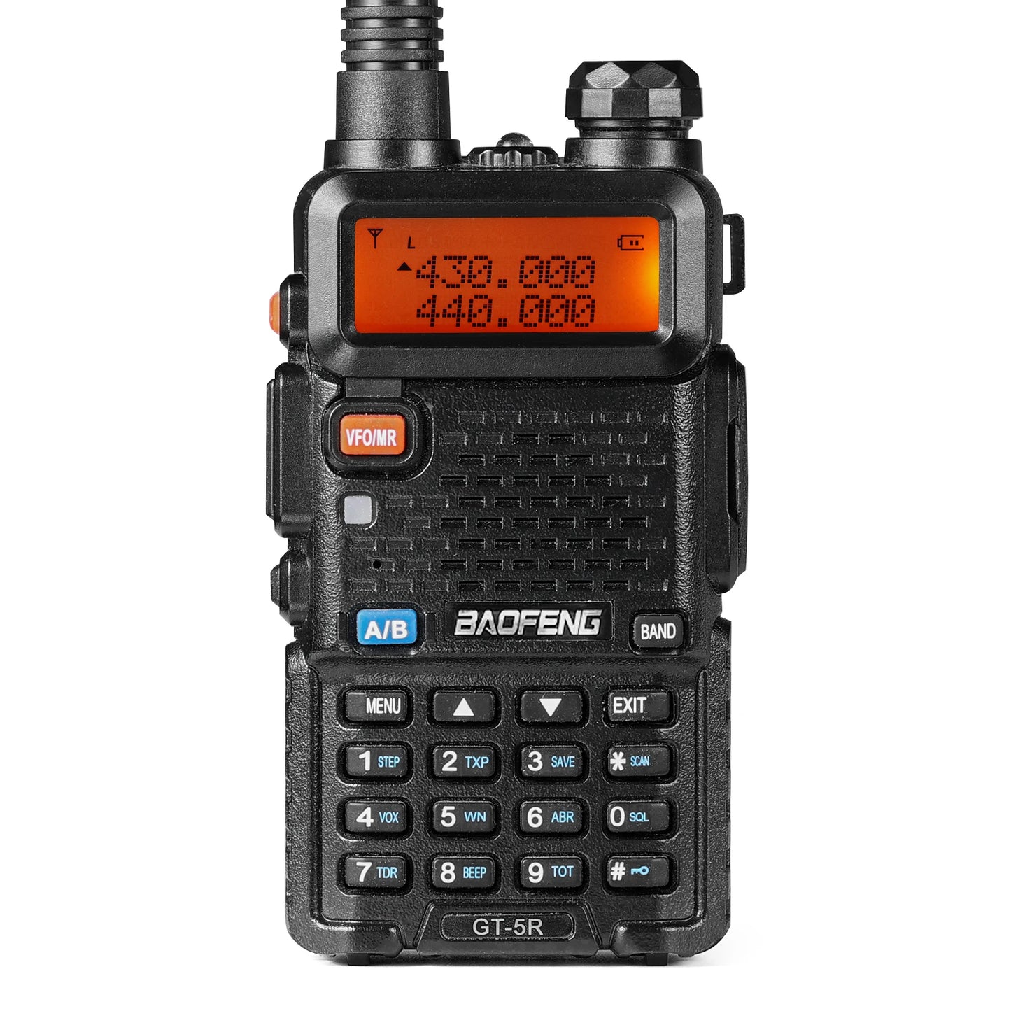 Beach Camp GT-5R Handheld Ham radio, Walkie Talkies for Adults, FCC Compliant, Black