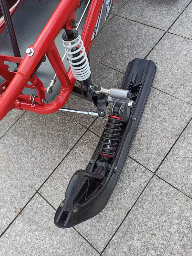 Snowmobile 168cc 150cc Snow Gasoline Scooter Chain Driver Winter Sports Mini Snowmobile Kids Continuously Variable Transmission