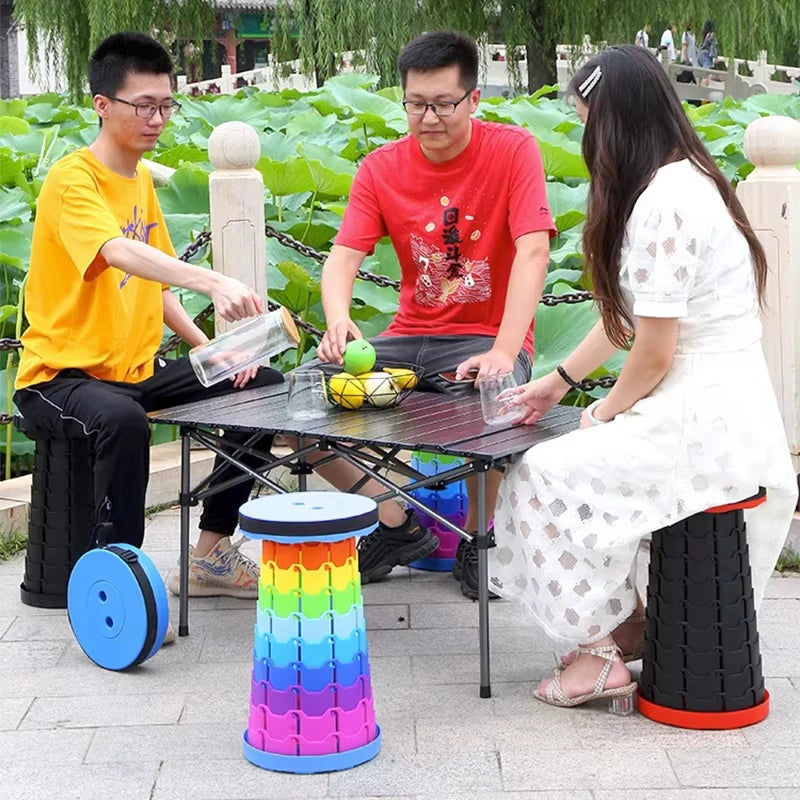 Portable Outdoor Chair Folding Retractable Adjustable Camping Chair Fishing Beach Chairs Folding Stool Outdoor Furniture