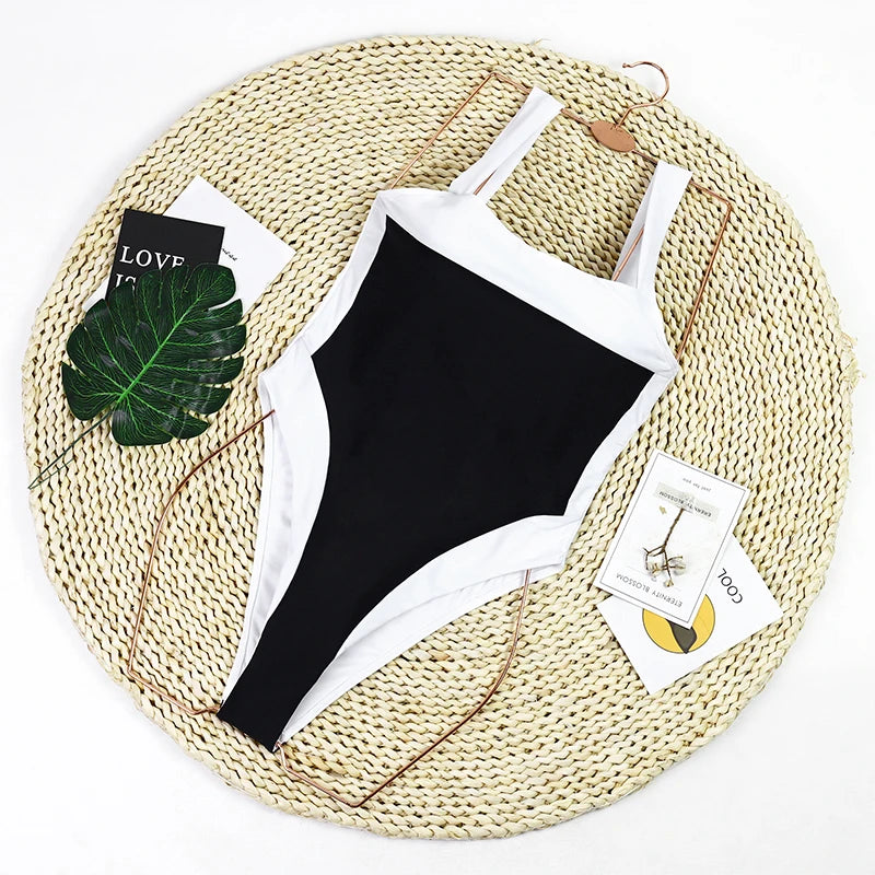 Beach Camp Woman Swimwear High Waist Bikinis Shorts Women's Swimsuit Luxury Ribbed Two-piece Bathing Suits Summer Bikini Set Swimsuit