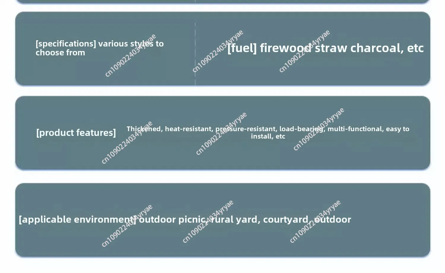 Camping Fire Pits Outdoor Grill Stand Camping Furnace Heating Wood Fire Stove Household Rural Portable Brazier Stove Stand
