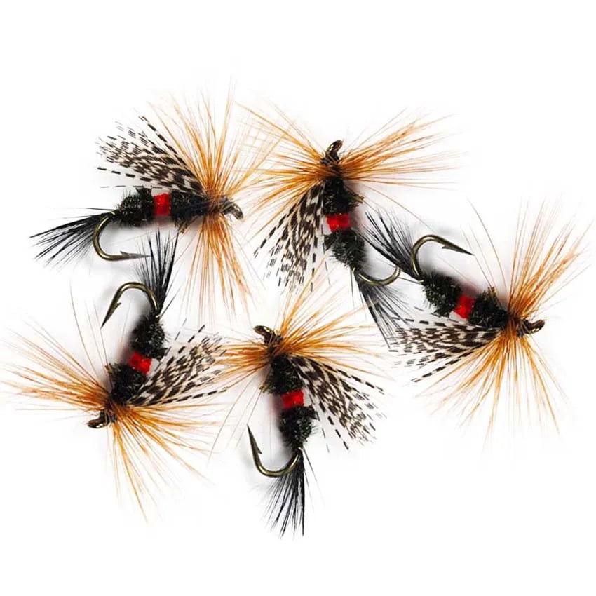 5/10/20Pcs Insects Flies Fly Fishing Lures Dragonfly Topwater Bait Dry FliesTrout Artificial Caddisfly Dries