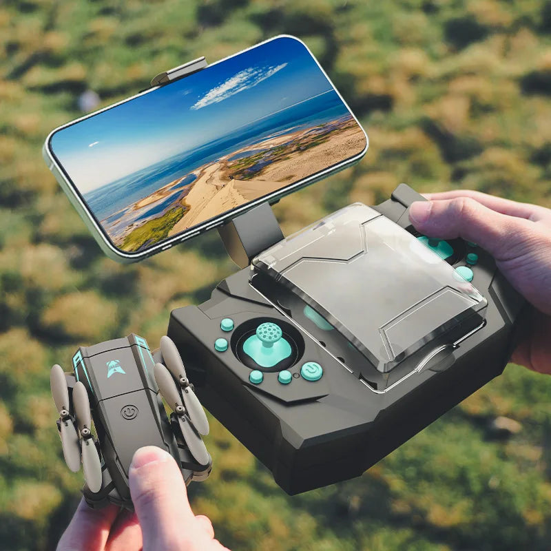 NEW Beach Camp D17 Mini Drone 4k Professional HD Wide Angle Camera WiFi FPV RC Drone Camera Height Hold Pocket Drone Helicopter Toy GIFT