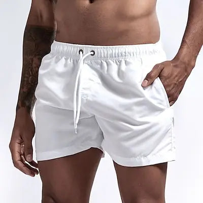Beach Camp Men's Swim Shorts Swim Trunks Quick Dry Board Shorts Bathing Suit Breathable Drawstring With Pockets for Surfing Beach Summer