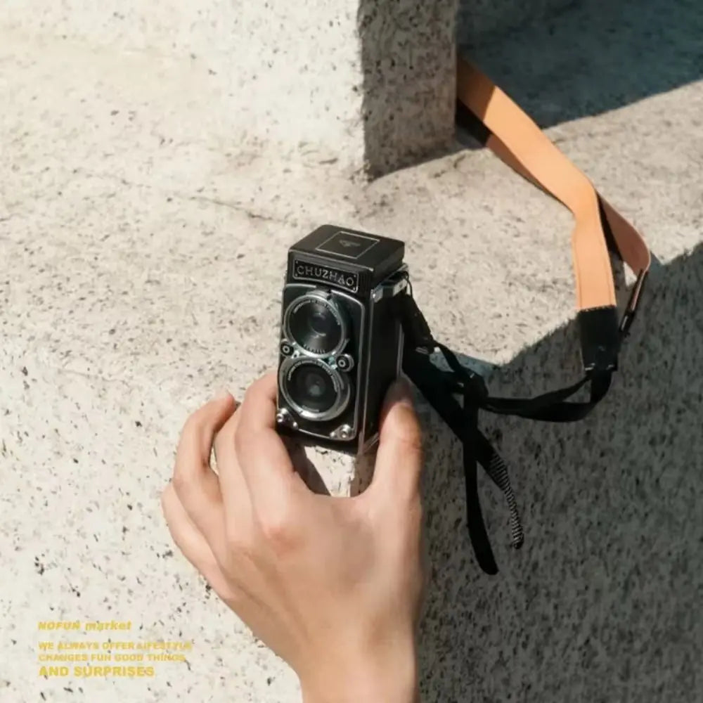 New Beach Camp Retro CCD Dual Reflex Camera Mini Manual Camera Recording Simulation Portable Digital Camera