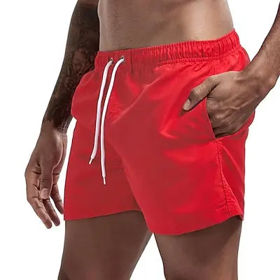 Beach Camp Men's Swim Shorts Swim Trunks Quick Dry Board Shorts Bathing Suit Breathable Drawstring With Pockets for Surfing Beach Summer