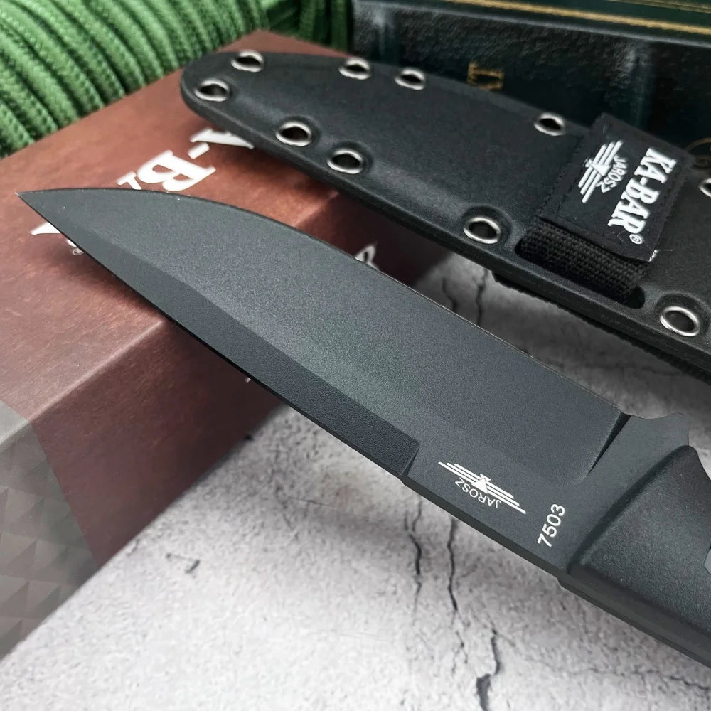Beach Camp Straight Knife Nylon Fiber Handle Blade Wilderness Survival, Hunting, Combat, Cutting, Multi-functional Knives