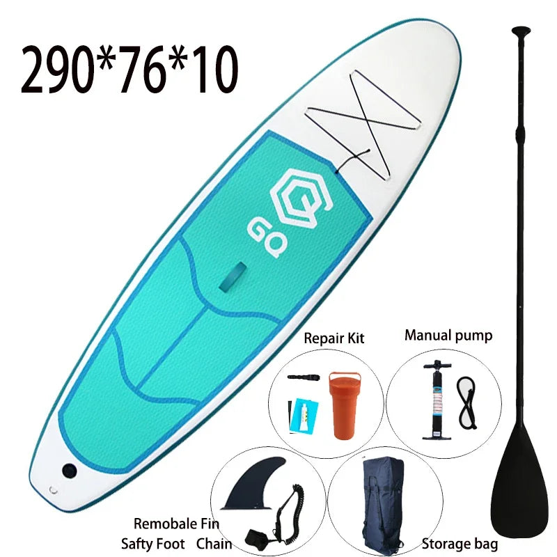 Beach Camp 9.5'ft inflating paddle board Sup Stand-up Surf Long Board Stand up
