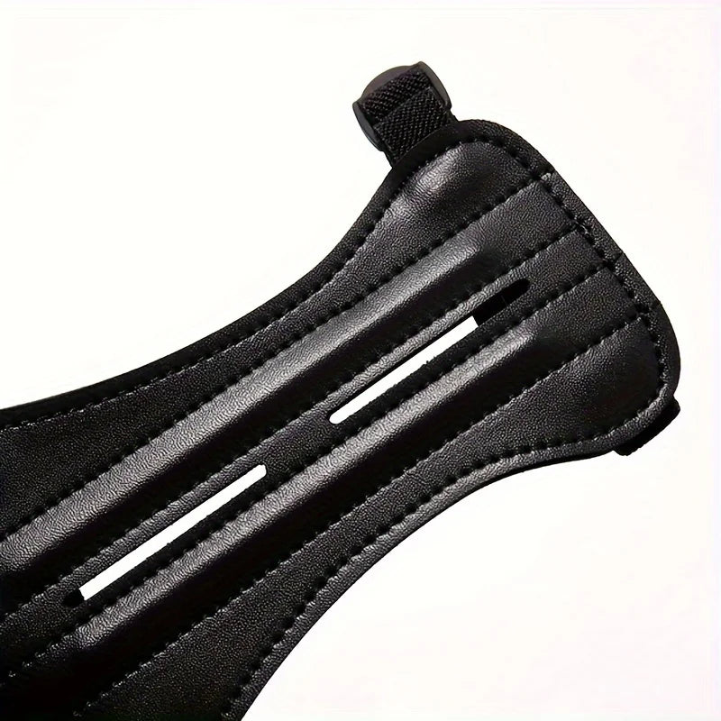 Beach Camp Leather Archery Equipment Arm Guard Protection Forearm Safe Adjustable Bow Arrow Hunting