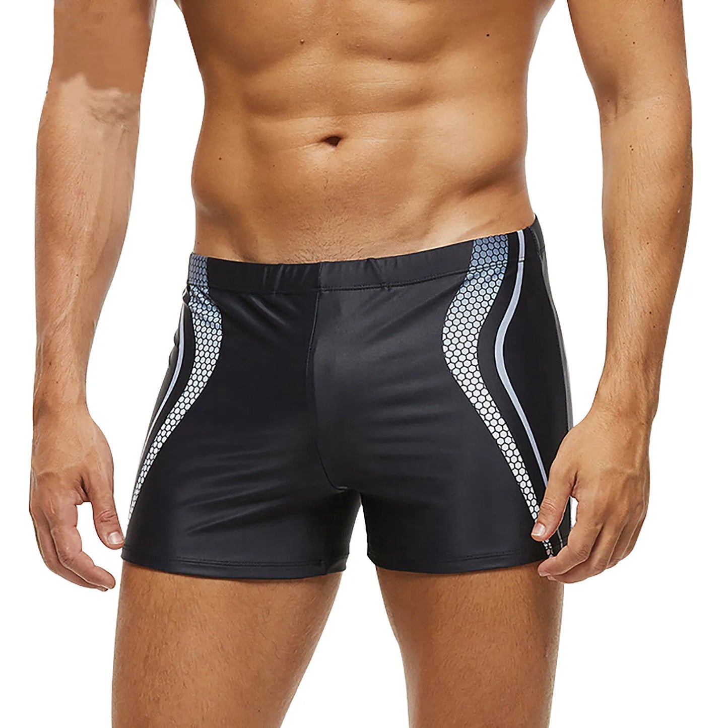 Beach Camp Men Swimwear Brazilian Traditional Cut Swimsuits Swim Surf Boxer Briefs Board Shorts Trunks