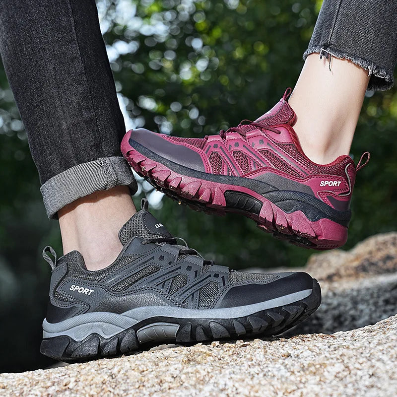 Beach Camp Men/women's Hiking Shoes Outdoor Trekking Sports Climbing Camping Boots Non-slip Waterproof Walking Jogging Trainers Sneakers