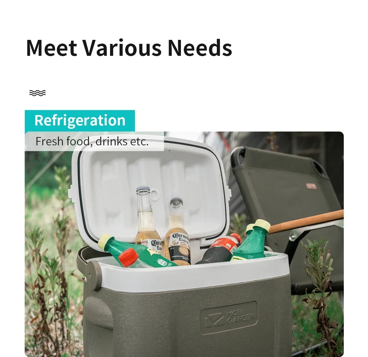 Beach Camp Camping Refrigerator Ice Box Food and Beverage Portable Outdoor Picnic Fresh Refrigerator Picnic Portable Family