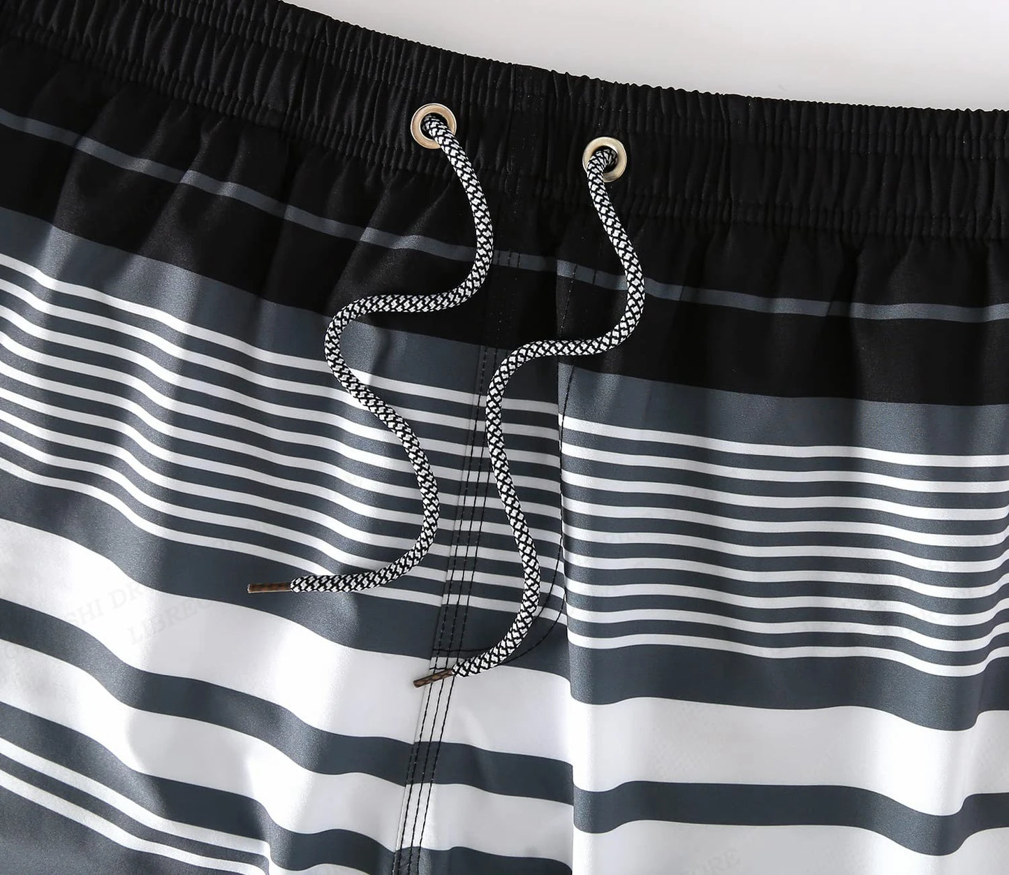 Striped Beach Shorts Men Fashion Swimwear Board Shorts Trunk Gym Fitness Pants Men's Briefs Swimsuit Kids Beachwear Short Boy