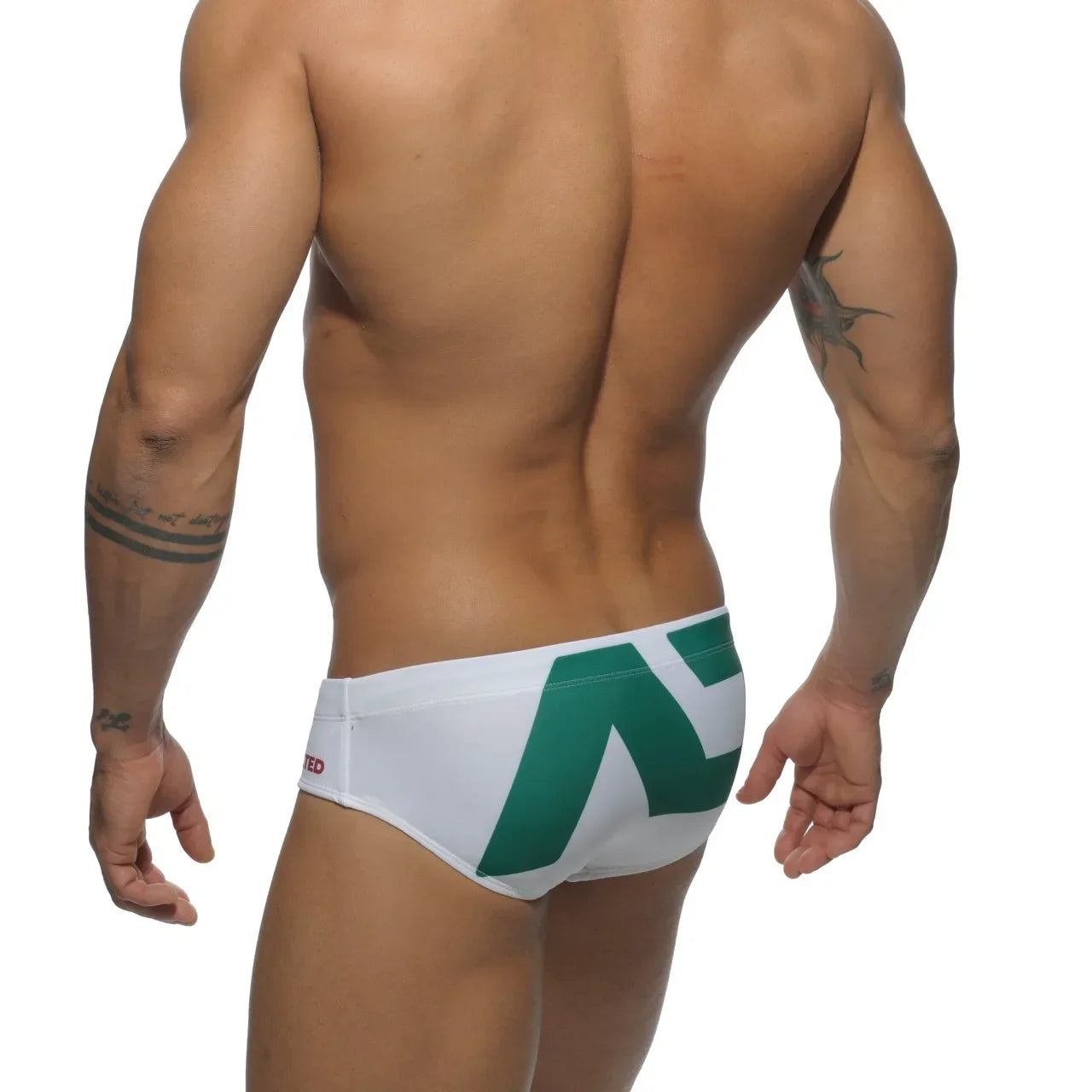 Men's Swimsuit Bikini Briefs Sexy Letter Print Swimwear Beach Shorts Boxer Swim Trunks Pants Quick Dry Bathing Suit Beachwear