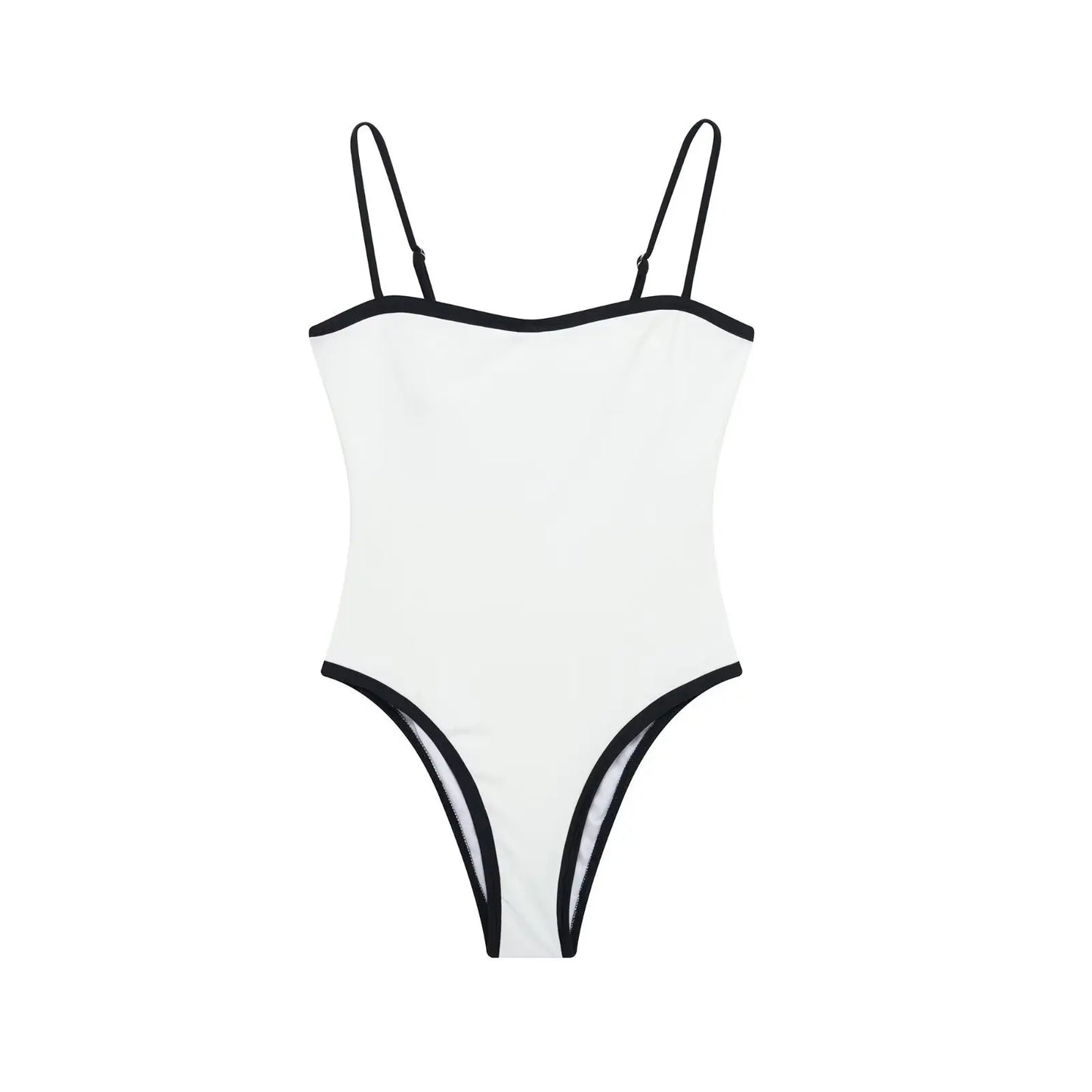 Beach Camp Swimsuit Jumpsuit Woman New Two-Tone Camisole Sleeveless for Women Casual Slim Fit Contrasting Women's Playsuit Tops