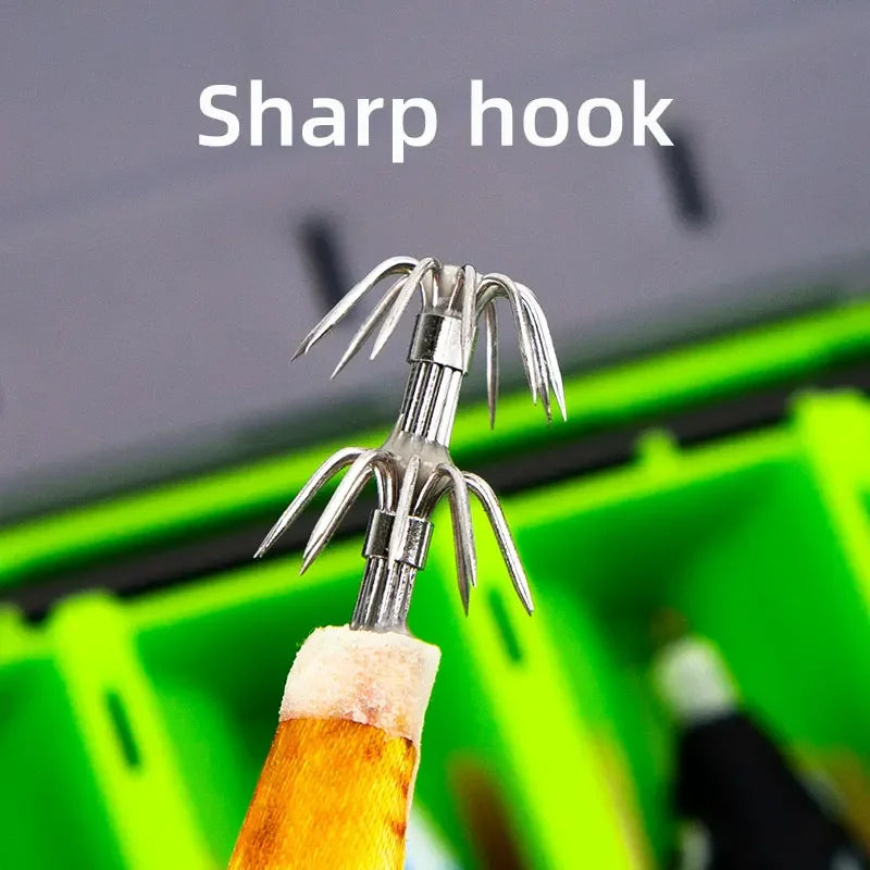 Fishing Lure 14PCS Fishing Wood Shrimp Luminous Squid Octopus Cuttlefish Bait 3D Eye Hard Bait Professional Fishing Tool