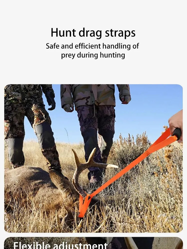 Outdoor Deer Rope Rope Hunting Supplies Go out with Rope Anti-lost, Anti-flying, Anti-tree Artifact Prey Strap.
