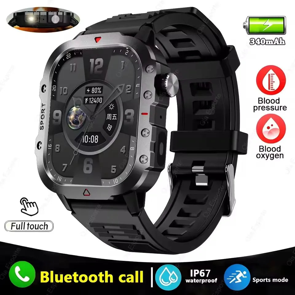 Beach Camp 2025 Smartwatch For New GPS Smart Watch Men 1.71 Inch HD Display GPS & Make/Receive Phone Calls 400mAh Battery Braceletes