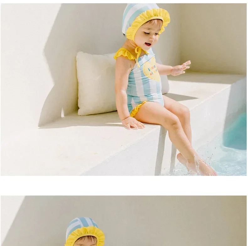 Beach Camp NEW Baby Swimsuits Cute Bathing Suit Toddlers Beachwear Jumpsuits Beachwear Bikinis for Kids One-piece Swimsuit