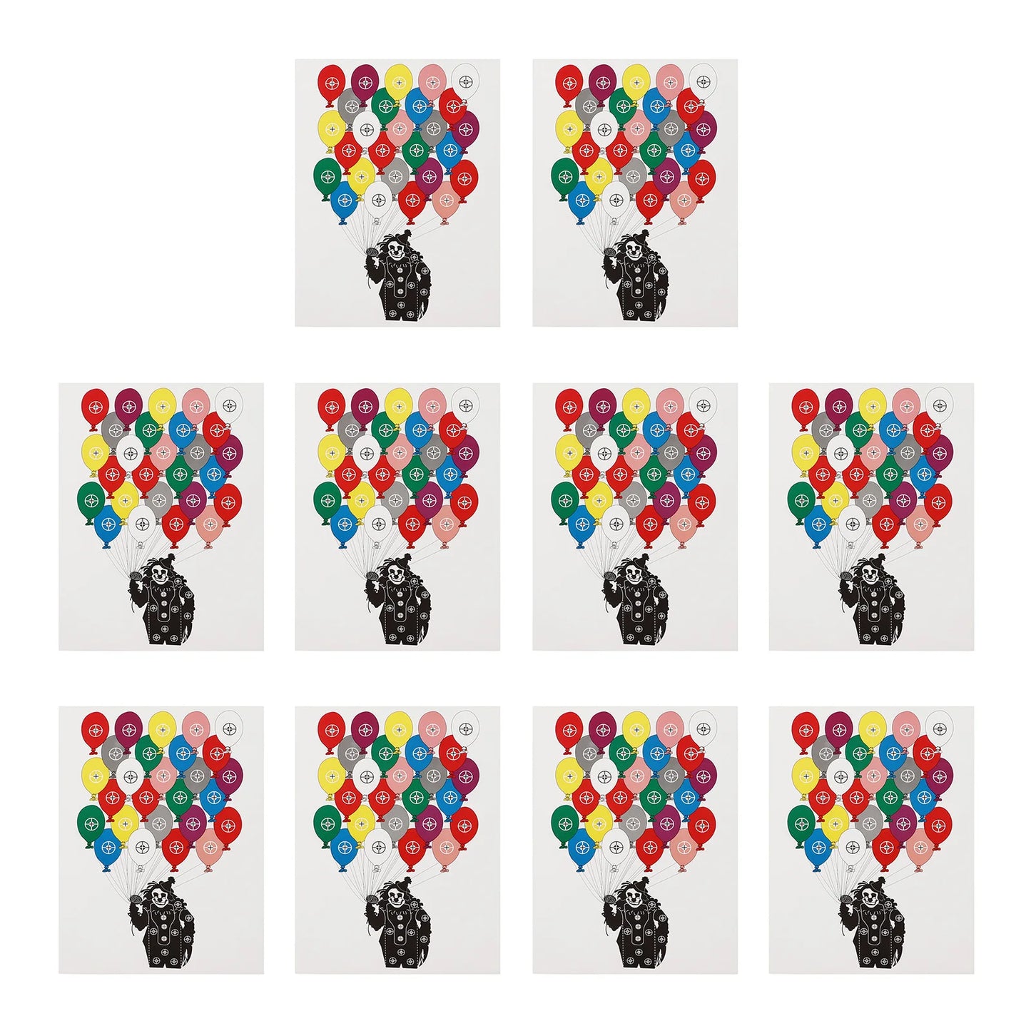10Pcs Shooting Targets Paper Archery Paper Targets Bow Hunting Shoot Accessories 45x32cm Shooting Stickers