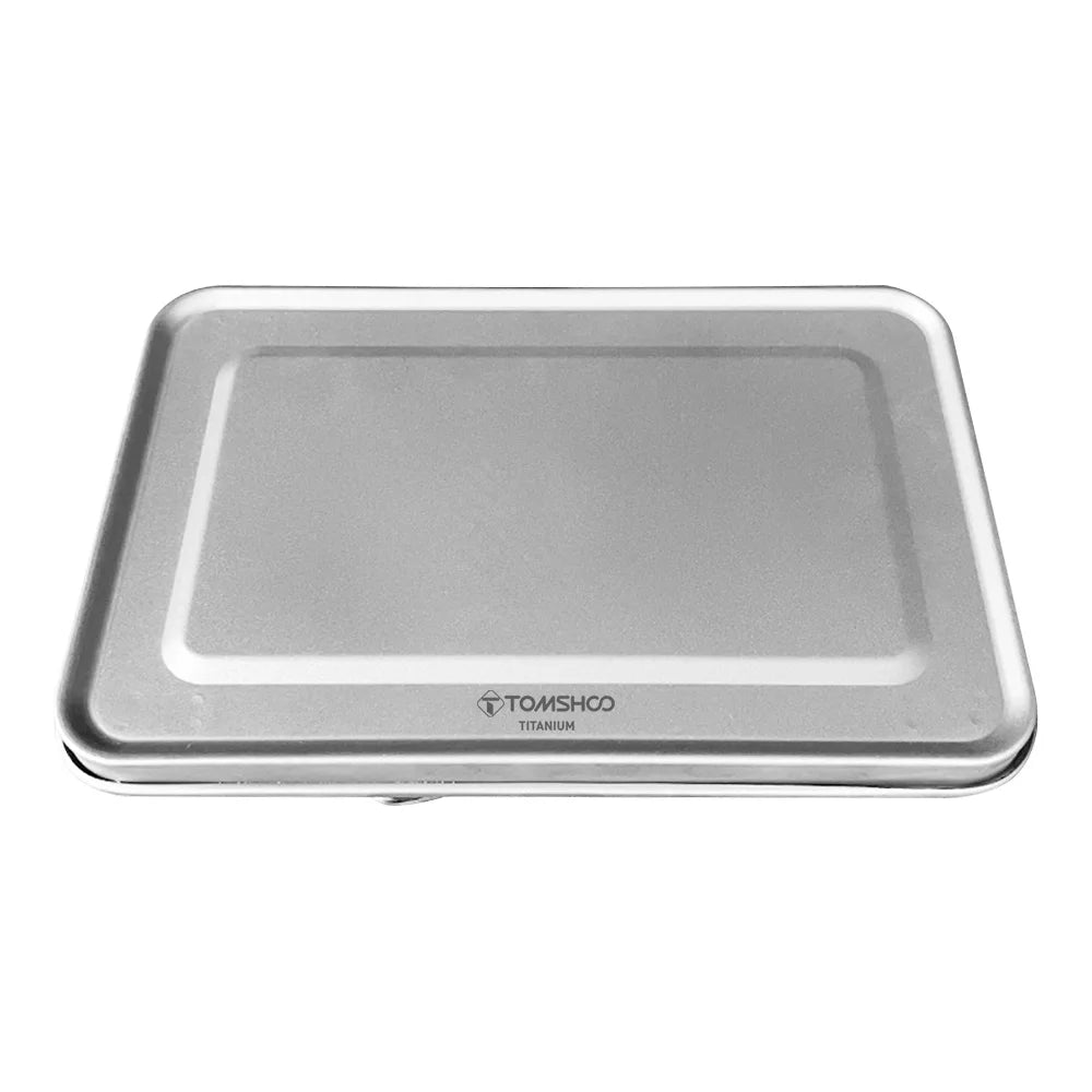 Tomshoo Ultralight Portable Mini Titanium Table Versatile Foldable Table Camping BBQ Grill Tourism Picnic Table Camping Supplies