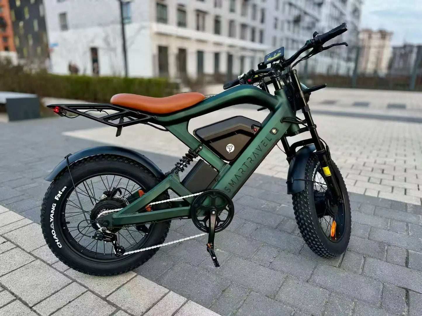 Beach Camp All-terrain Electric Bike 1200W Motor 48V20AH Battery 20*4.0 Tire Mountain E-bicycle 52KM/H Urban E-bicycle Electric motorcycle