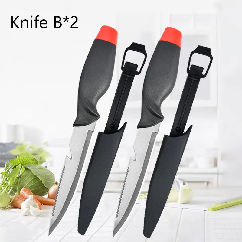 Beach Camp Fish Filleting Knife Ultra-sharp Boning Knife Stainless Steel Multi-purpose Meat Cleaver Fish Sushi Slicer Fruit Peeler
